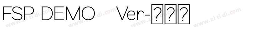 FSP DEMO   Ver字体转换